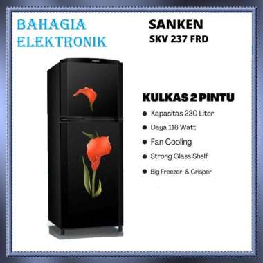 SANKEN SKV 237 FRD / 230 L KULKAS 2 PINTU