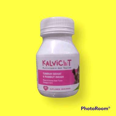 KALVICAT MULTIVITAMIN KUCING BULU SEHAT LEBAT 150 TBL