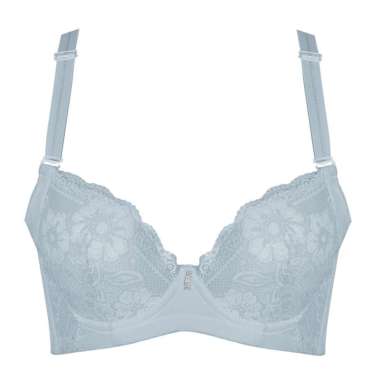 Cynthia  290159 Full Cup Kombinasi Renda Bra Wanita GREY 32C