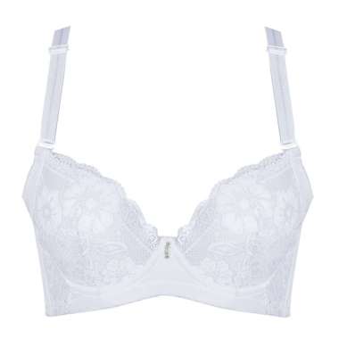 Cynthia  290159 Full Cup Kombinasi Renda Bra Wanita WHITE 32C