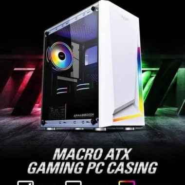 Intel PC Komputer Gaming [Intel I5 9400F/ GTX 1650 4GB] Black