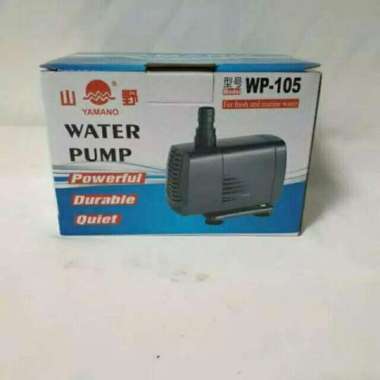 Yamano WP 105 Hidroponik Pompa Celup Aquarium hitam