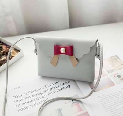MIERRE Korean mini shoulder bag tas selempang tas wanita mini GRAY