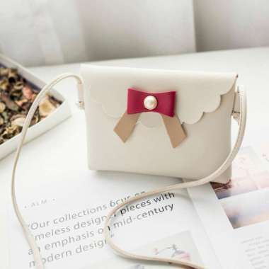 MIERRE Korean mini shoulder bag tas selempang tas wanita mini BEIGE
