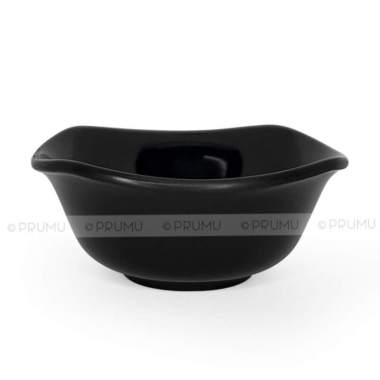 Mangkok Kecil Melamin 4", Mangkok Lengkung,Mangkok Saji, Unica A6305 Hitam