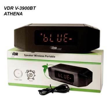 Speaker Wireless Portable VDR V-3900BT ATHENA / KING JAY hitam