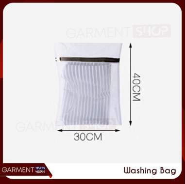 Laundry Bag Jaring Baju Kotor Kantong Mesin Cuci Bra Celana Dalam 30 X 40 CM