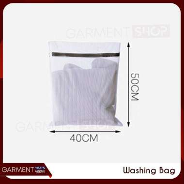 Laundry Bag Jaring Baju Kotor Kantong Mesin Cuci Bra Celana Dalam 40 X 50 CM