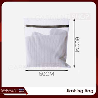 Laundry Bag Jaring Baju Kotor Kantong Mesin Cuci Bra Celana Dalam 50 X 60 CM