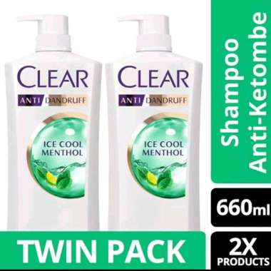 Promo Harga Clear Shampoo Ice Cool Menthol 660 ml - Blibli