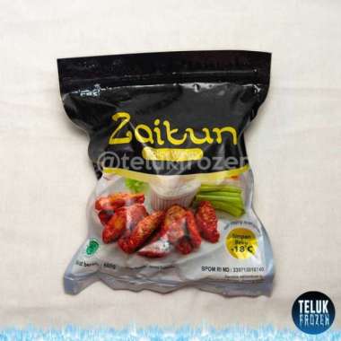 zaitun spicy wings 500gr wing 500 gram sayap ayam halal bumbu nugget