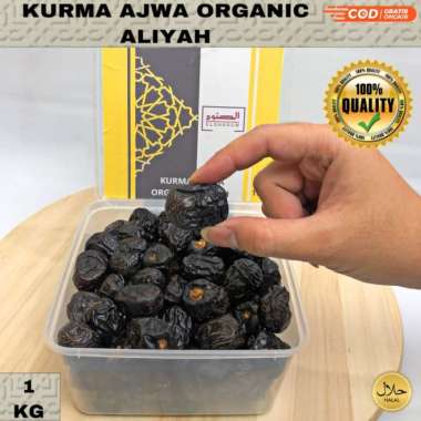 Kurma Ajwa Aliyah Organic Jumbo 1Kg - Kurma Ajwa Premium