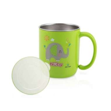 Nuby Stainless Mug with Lid Elephant