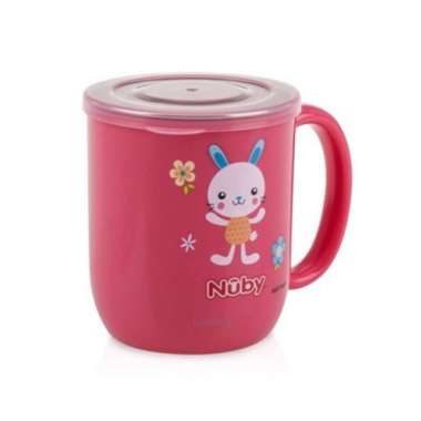 Nuby Stainless Mug with Lid Rabbit