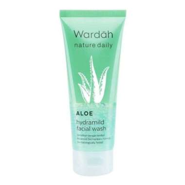 wardah hydramild aloevera facial wash 60ml -100ml 60ml