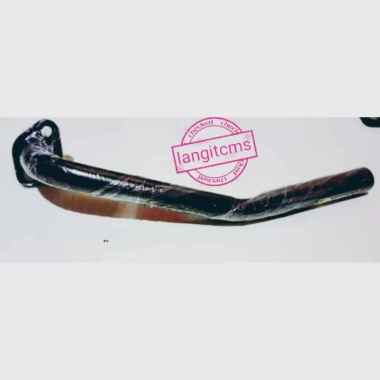 OEM Leher Knalpot Sambungan Knalpot for Supra X 125/ Karisma/ Supra X 125 Helm In Hitam