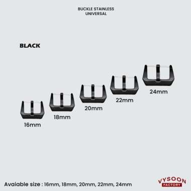 Buckle Tali Jam Buckle Pengait Jam Tangan AC Expedition Casio Fossil 16mm