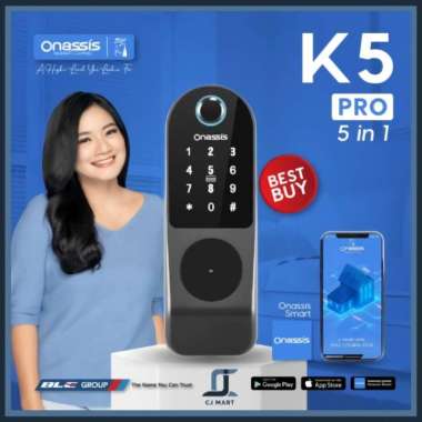 Kunci pintu digital onassis K5 Pro