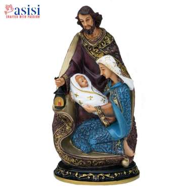 Patung Keluarga Kudus Yesus 23 cm Ungu