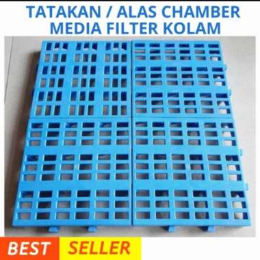 Tatakan alas dasar camber chamber media filter kolam ikan koi 20x20 cm