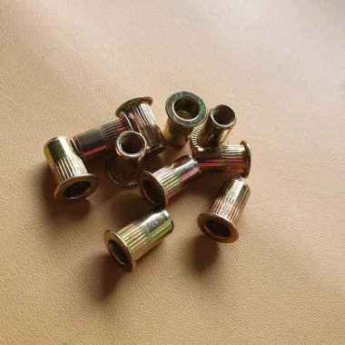 M5 MUR RIVET NUT RIVNUT STAINLESS KUNING CARBON STEEL RIVETING INSERT