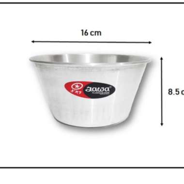 Kobokan alumunium 16 cm merk jawa
