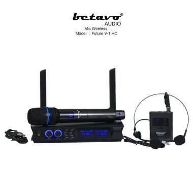 Microphone Wireless Betavo Future V-1 HC Black