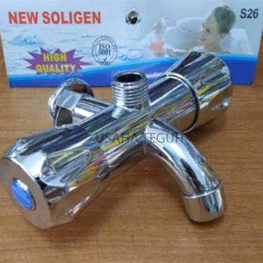 Kran Cabang PVC Chrome New Soligen S26