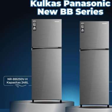 Kulkas Panasonic 2 Pintu NR-BB250VH Inverter 251 246L