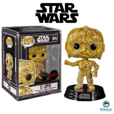 Funko POP! Star Wars - C-3PO (Futura) with Protector [Exclusive] #64