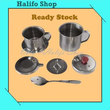Paket Vietnam Drip - Coffee Pot Dripper Set stainless