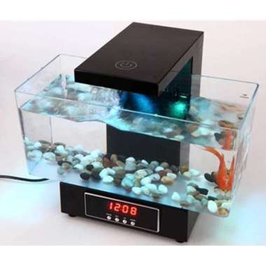 Desktop USB Mini Aquarium Mini Akuarium Fish Tank USB 2013-D