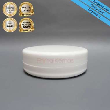 Kemasan Pot Lulur / Jar - kemasan kosmetik Prima Kemas - Pot lulur 50 gr Putih Putih