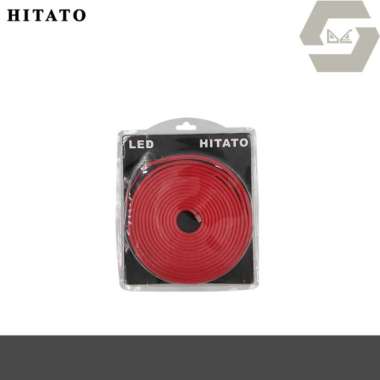 Lampu Led Neon Flex / Neon Flexible Strip Light 2835 5M Dc 12V Hitato Merah