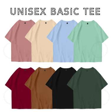 ELLIPSESINC Kaos Oversize Pria & Wanita Polos L NAVY