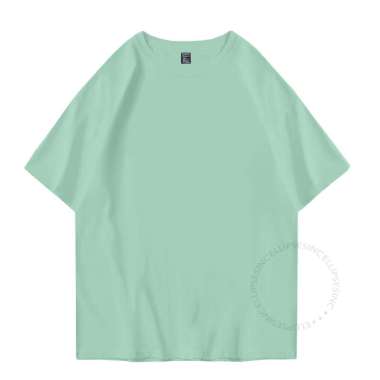 ELLIPSESINC Kaos Oversize Pria & Wanita Polos L SAGE GREEN