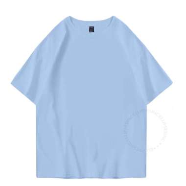ELLIPSESINC Kaos Oversize Pria & Wanita Polos XXXL DUSTY BLUE