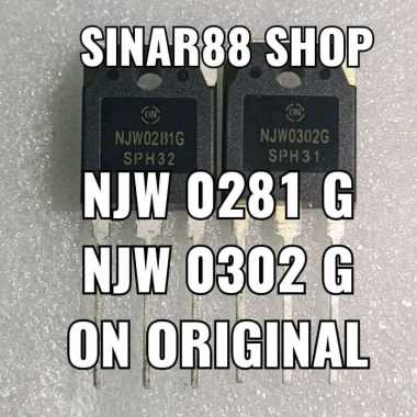 HRG 1set ON ORIGINAL NJW0302G NJW0281G 0302G 0281G 0302 G 0281 TR TRANSISTOR MOSFET FET SOUND