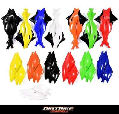 COVER BODY SET TANGKI & BODY BELAKANG KLX 150 BF L G DTRACKER Hijau Cover Body