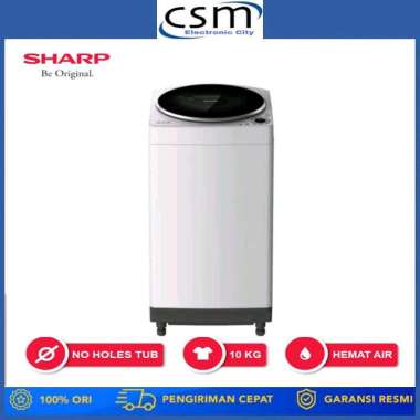 Sharp Mesin Cuci 1 Tabung 10KG ESM 1009 TGG / ES M1009T GG / ESM1009T Garansi Resmi