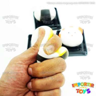 Mainan Squishy Berbagai Bentuk unik Stress Ball Squishy Pereda Stress Sushi
