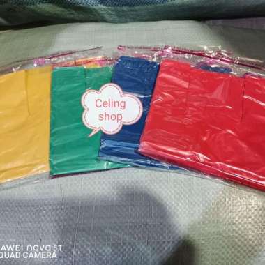 kantong kresek WARNA WARNI HD15 asoi kecil murah multi