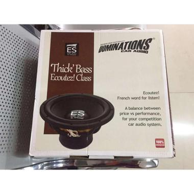 subwoofer 12 inch dominations es no 124 ecoutez hitam