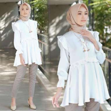 Jual Baju Tunik Warna Putih Terbaru Harga Murah Blibli Com