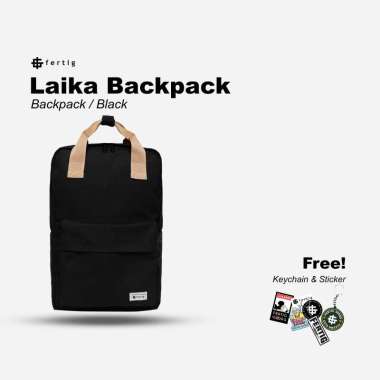 Fertig - Tas Ransel Wanita - Backpack - Laika Black II
