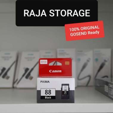 Canon 88 Black Catridge PG88 Tinta Hitam Printer Pixma E500 E510 E600