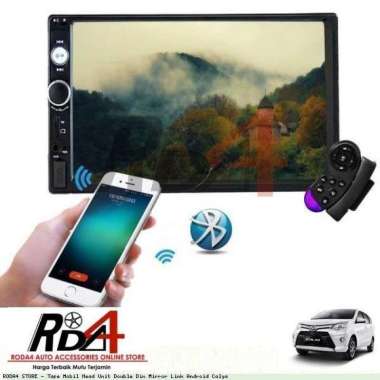 Tape Mobil Head Unit Double Din Mirror Link Android Calya