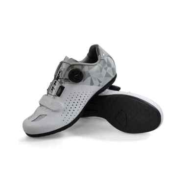 Santic Women's Cycling Non Cleat Shoes Sepatu Sepeda Wanita 02 39 WHITE GREY