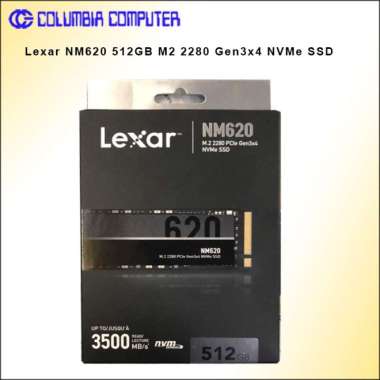 LEXAR NM620 512GB M.2 2280 NVME SSD hitam
