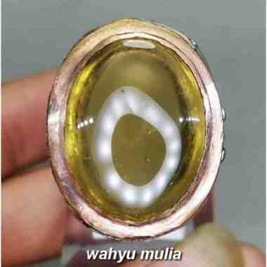 Batu Permata Citrine Kecubung Kuning Besar asli Kode 2098 kuning